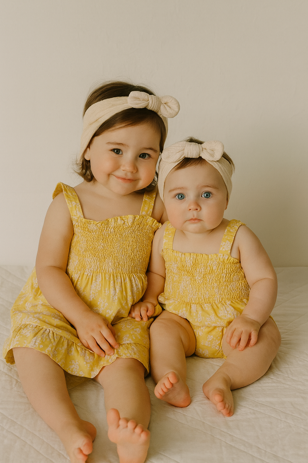 Vestido Amarillo de Tirantes Drapeado