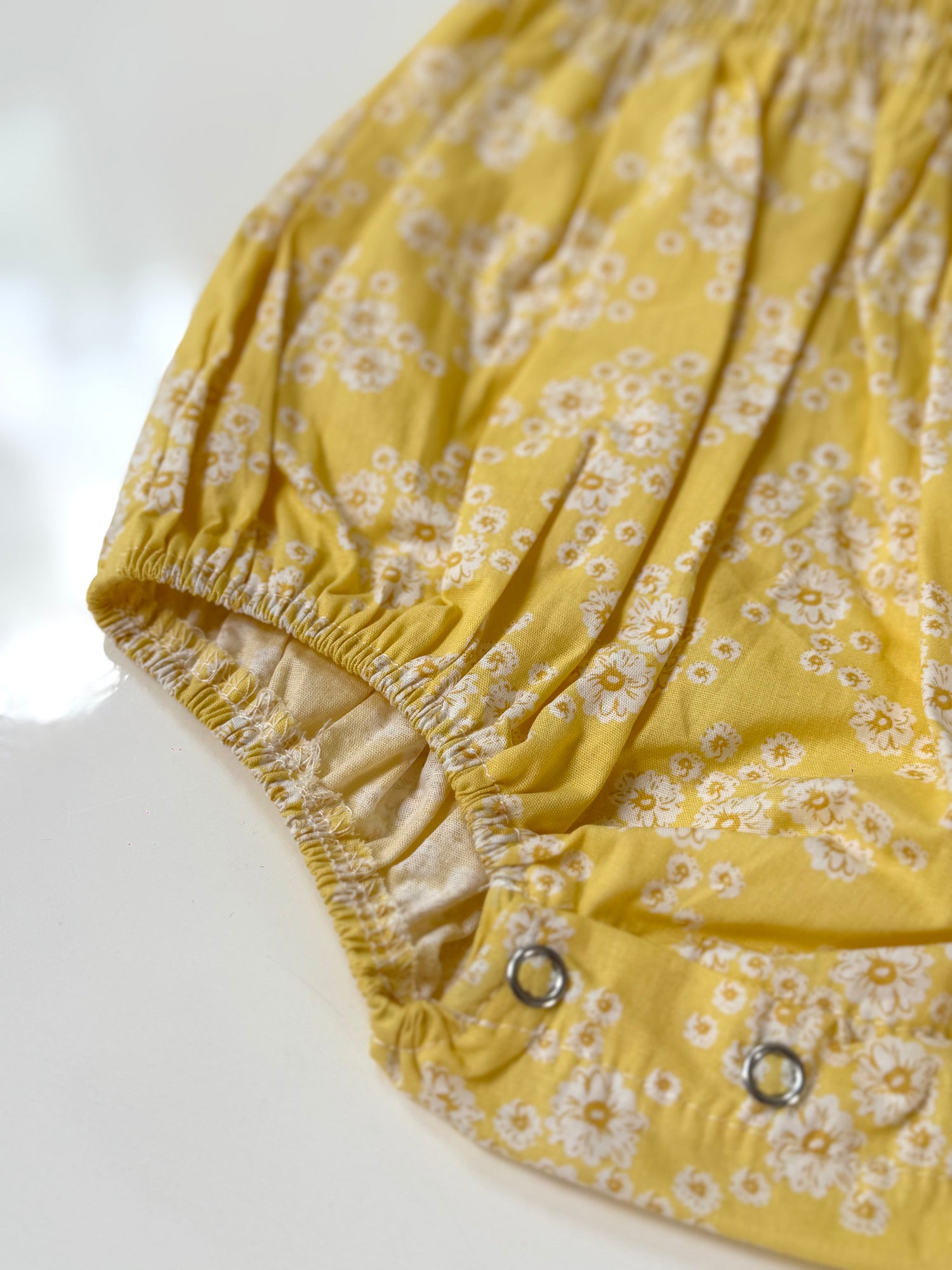 Pelele Drapeado Tirantes Amarillo