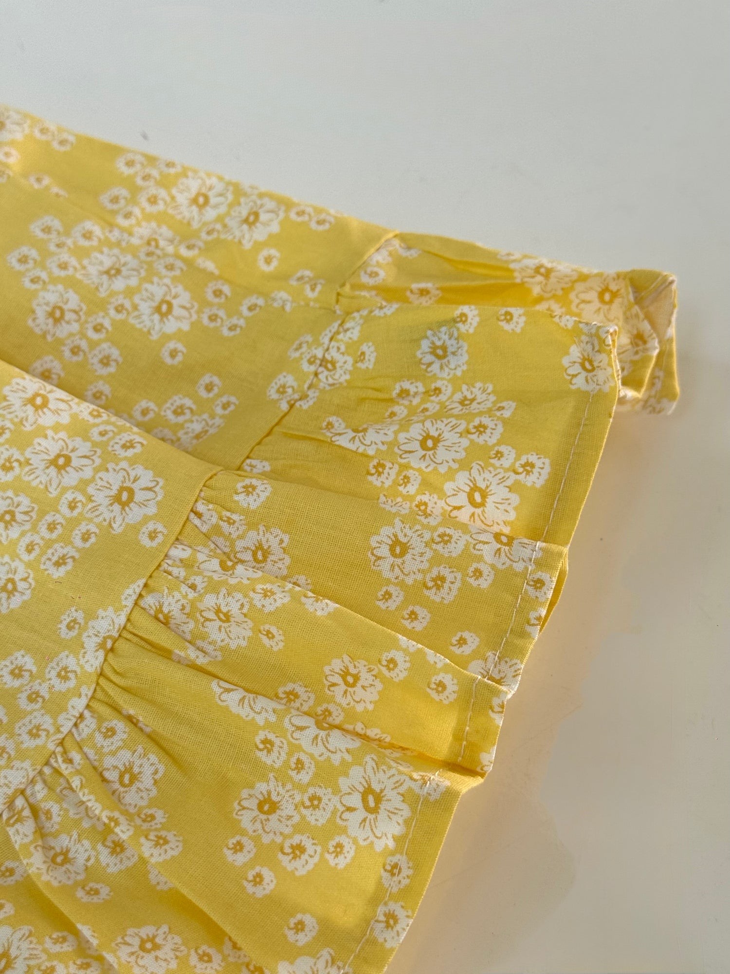 Vestido Amarillo de Tirantes Drapeado